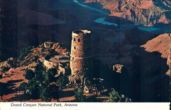 Grand Canyon. The Watchtower at Desert View. National Park. Arizona Vorderseite