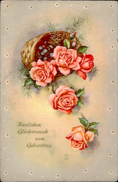 Herzlichen Glückwunsch zum Geburtstag Vorderseite