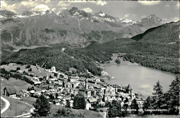 St. Moritz mit Languardkette Vorderseite