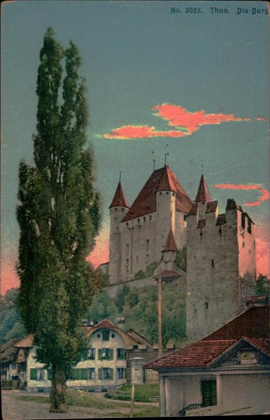 Thun Die Burg Vorderseite