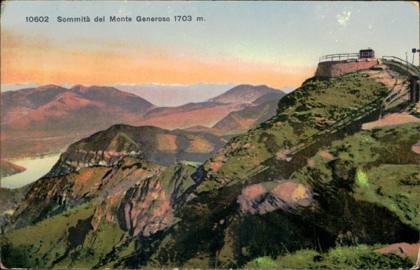 Monte Generoso (1701 m) Vorderseite