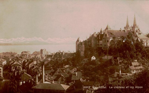 Schloss Neuenburg (Schweiz) Vorderseite