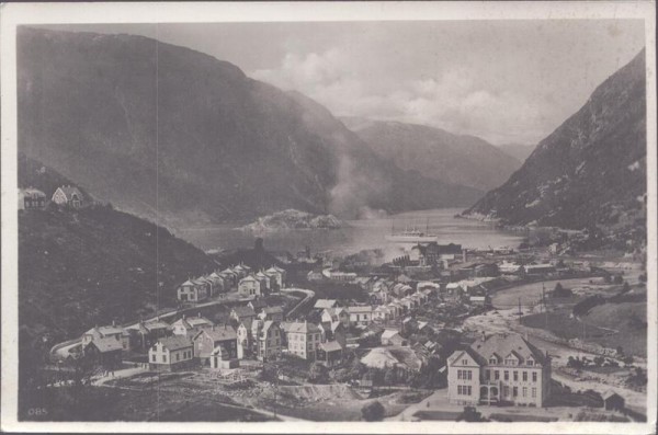 Hardangerfjord, Odda Vorderseite