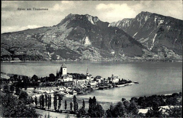 Spiez am Thunersee Vorderseite
