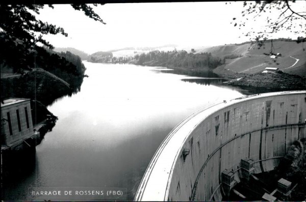 Barrage de Rossens Vorderseite