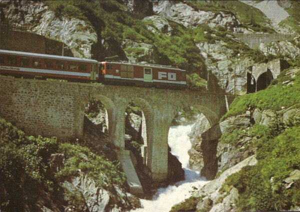 Pendelzug der Furka - Oberalp Bahn