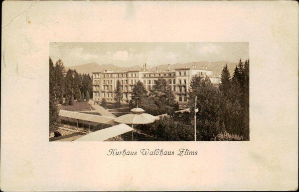 Kurhaus Waldhaus Flims Vorderseite