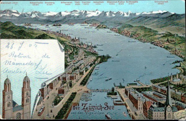 Der Zürich-See (Zürich) Vorderseite