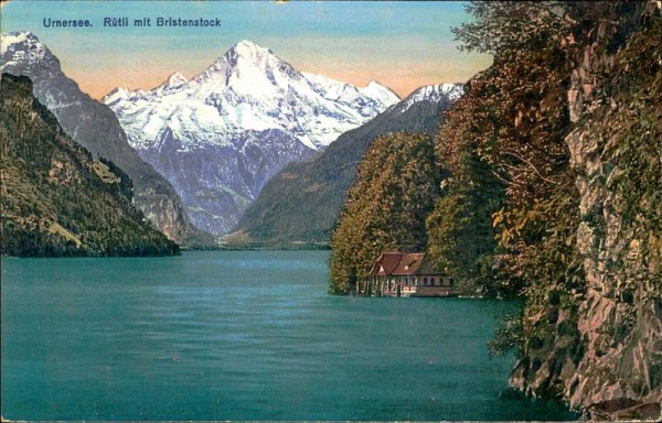Urnersee/Rütli mit Bristenstock Vorderseite