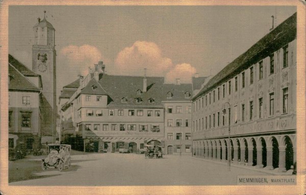 Memmingen,Marktplatz Vorderseite