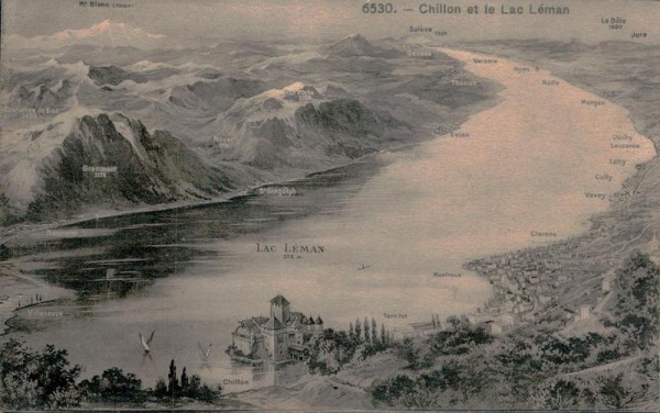 Chillon et le Lac Léman Vorderseite