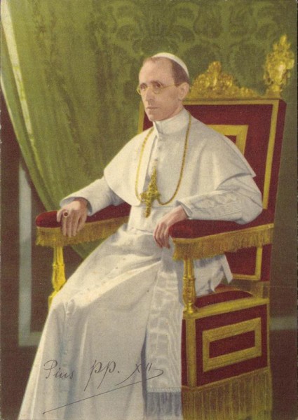 Pius pp XII Vorderseite