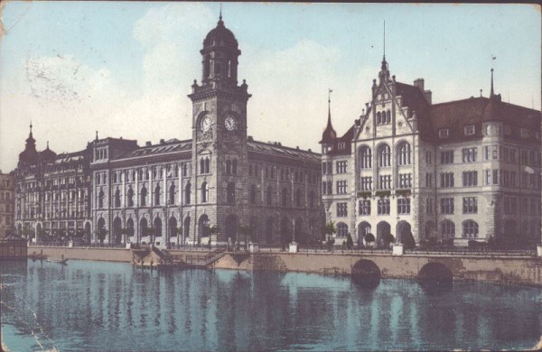 Zürich - Stadthaus, Post u. Metropol