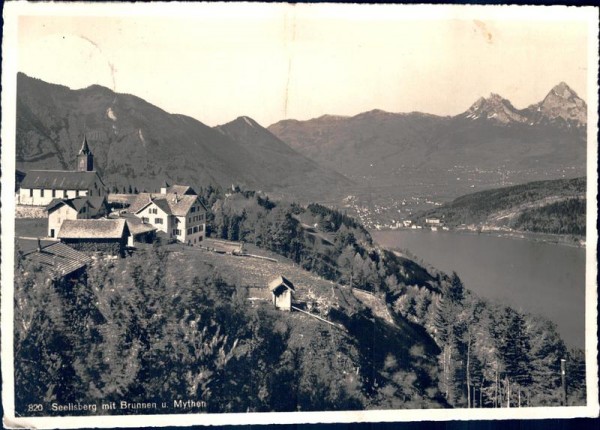 Seelisberg mit Brunnen und Mythen Vorderseite