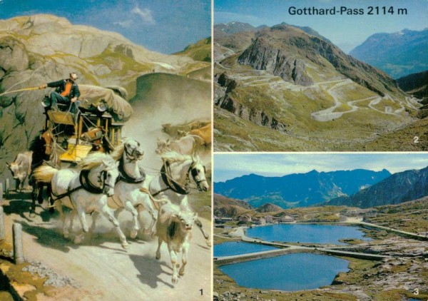 Gotthard-Pass (2114 m) Vorderseite