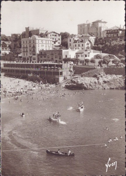 La plage du Port-Vieux, Biarritz