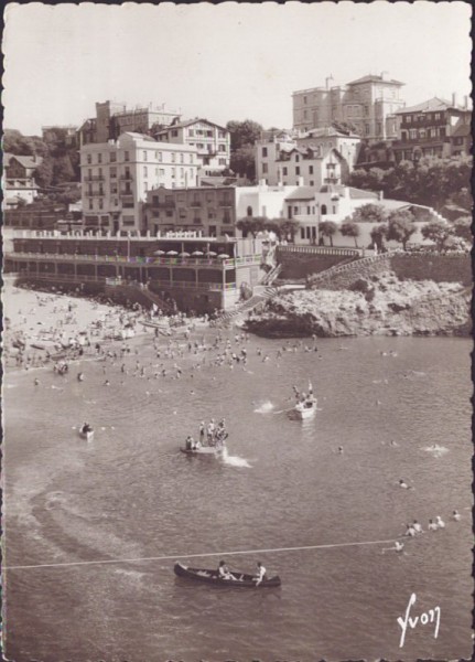 La plage du Port-Vieux, Biarritz