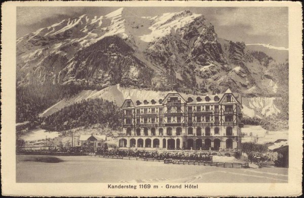 Kandersteg (1169 m - Grand Hotel) Vorderseite