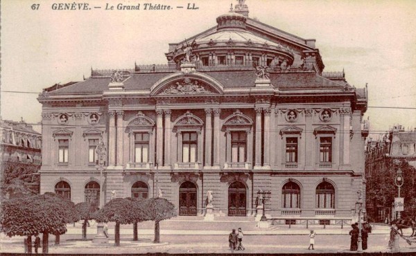 Le Grand Théatre, Genève Vorderseite