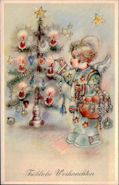 Fröhliche Weihnachten Vorderseite