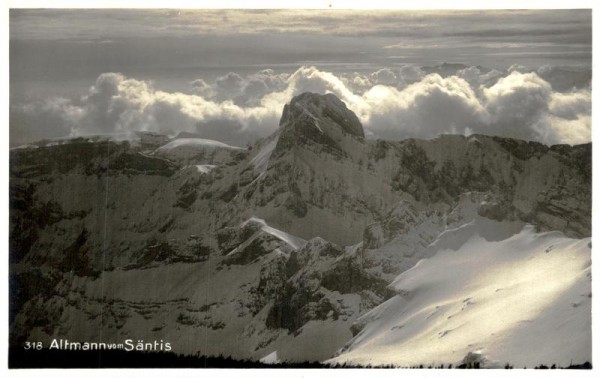 Altmann vom Säntis Vorderseite