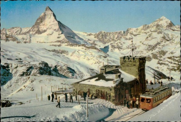 Zermatt/Gornergrat mit Matterhorn Vorderseite