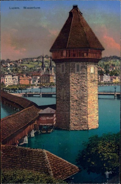 Luzern - Wasserturm Vorderseite