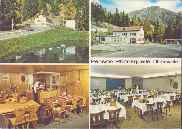 Oberwald, Pension Rhonequelle Vorderseite