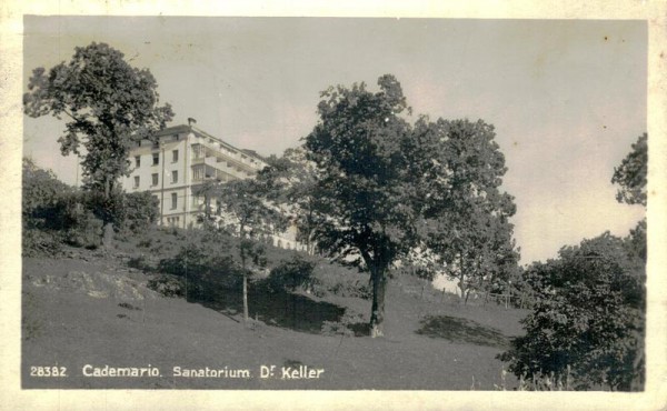 Cademario, Sanatorium Dr.Keller Vorderseite