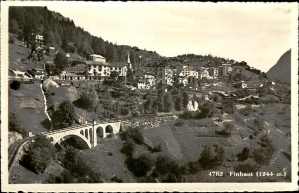Finhaut (1244 m) Vorderseite