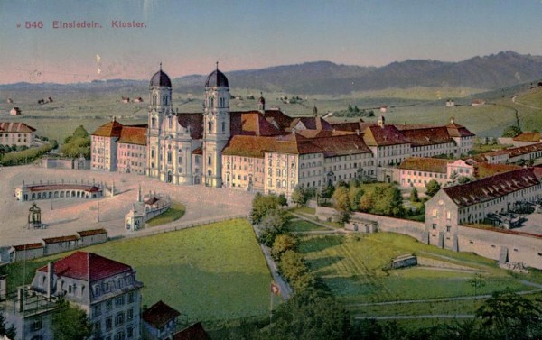 Einsiedeln, Kloster Vorderseite