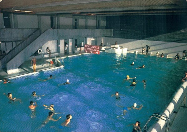 Pontresina, Hallenbad Vorderseite