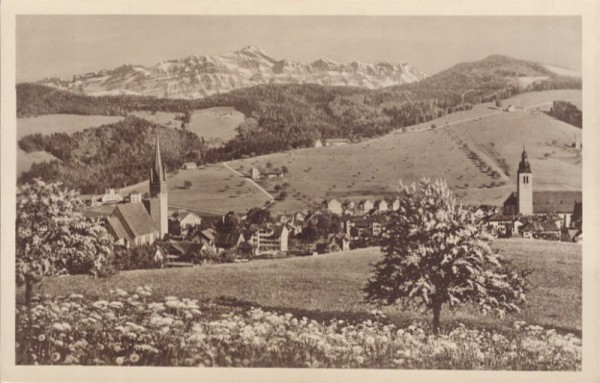 Kurort Degersheim mit Säntis