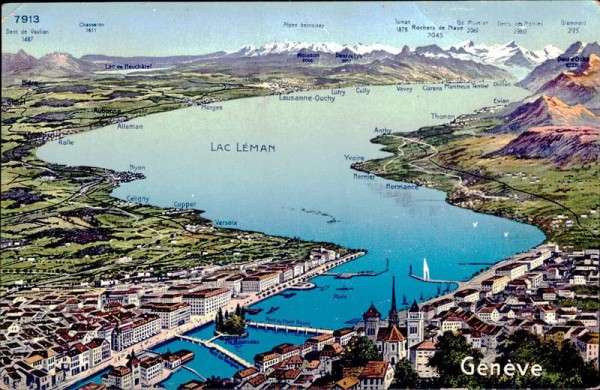 Genève - Lac Léman Vorderseite