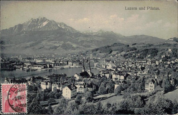 Luzern und Pilatus Vorderseite