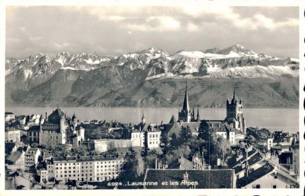 Lausanne et les Alpes Vorderseite