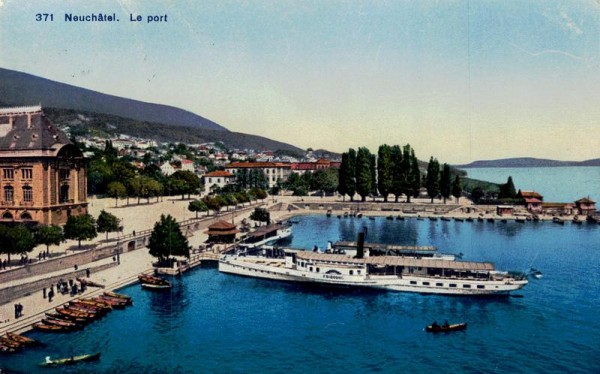 Neuchatel, Le port Vorderseite