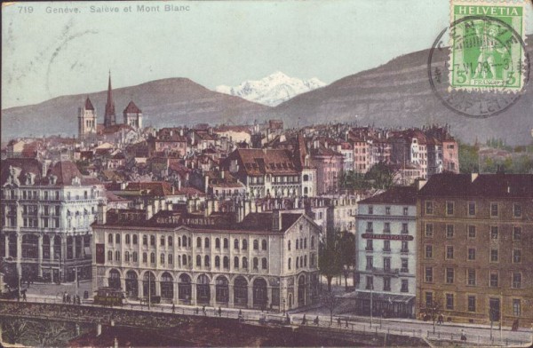 Genève, Saleve et Mont Blanc