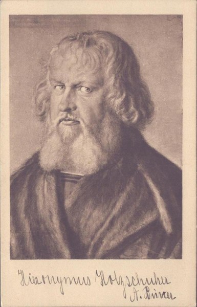 Hieronymus Holzschuher, Dürer Vorderseite