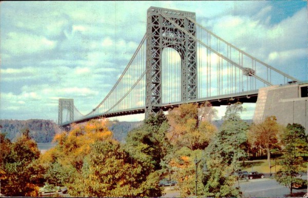 George Washington Bridge and Hudson River Vorderseite