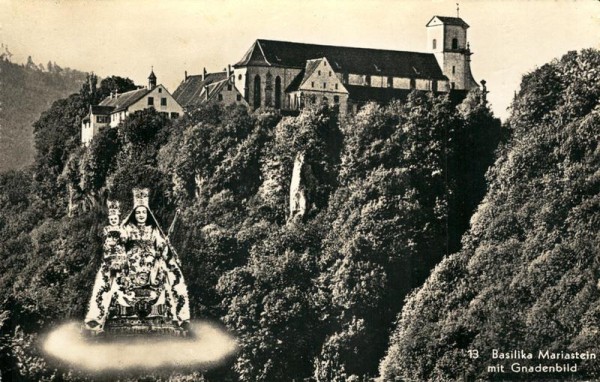 Basilika Mariastein mit Gnadenbild Vorderseite