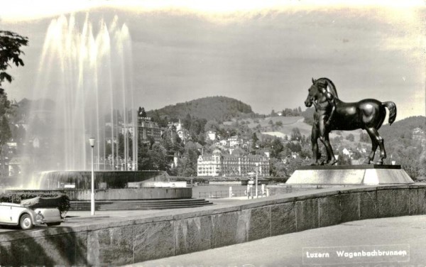 Wagenbachbrunnen, Luzern Vorderseite