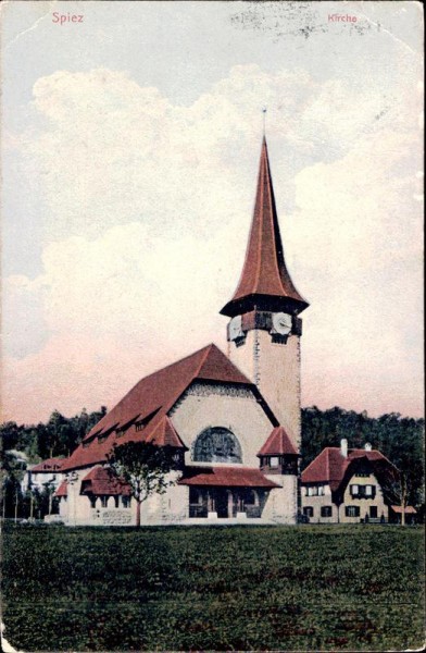 Spiez - Kirche Vorderseite