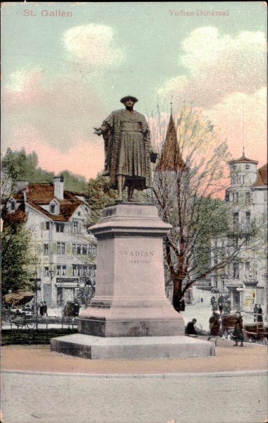 St. Gallen, Vadian-Denkmal Vorderseite