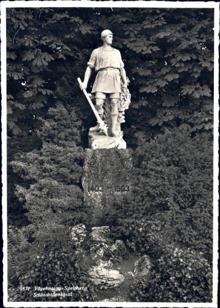 Speicher, Schlachtdenkmal Vögelinsegg Vorderseite