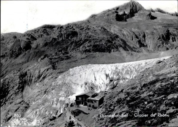 Rhonegletscher/Glacier du Rhône (2250 m) Vorderseite