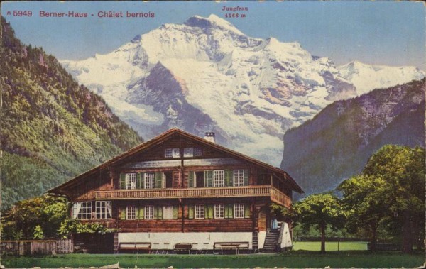 Berner Haus, Broderies Ernesto Codina St. Gallen Vorderseite