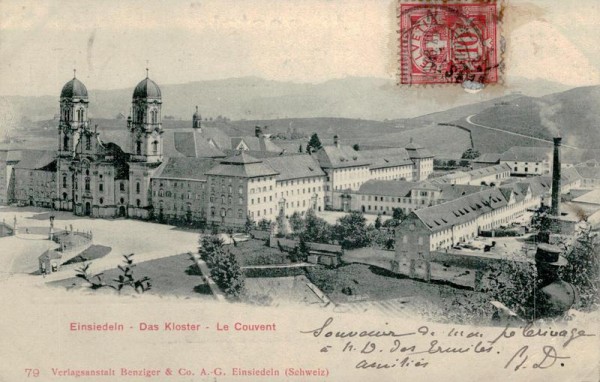 Einsiedeln, Das Kloster Vorderseite