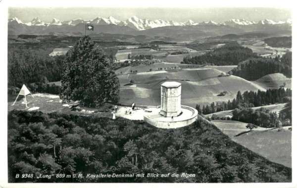 "Lueg", Kavallerie-Denkmal Vorderseite