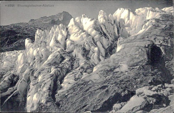 Rhonegletscher-Absturz Vorderseite